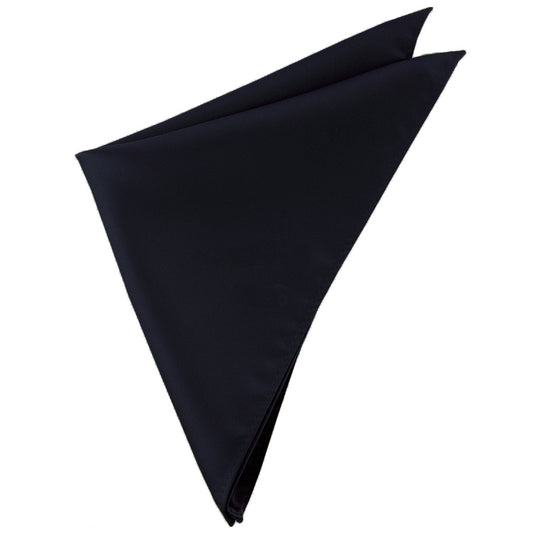 Mens Black Pocket Square