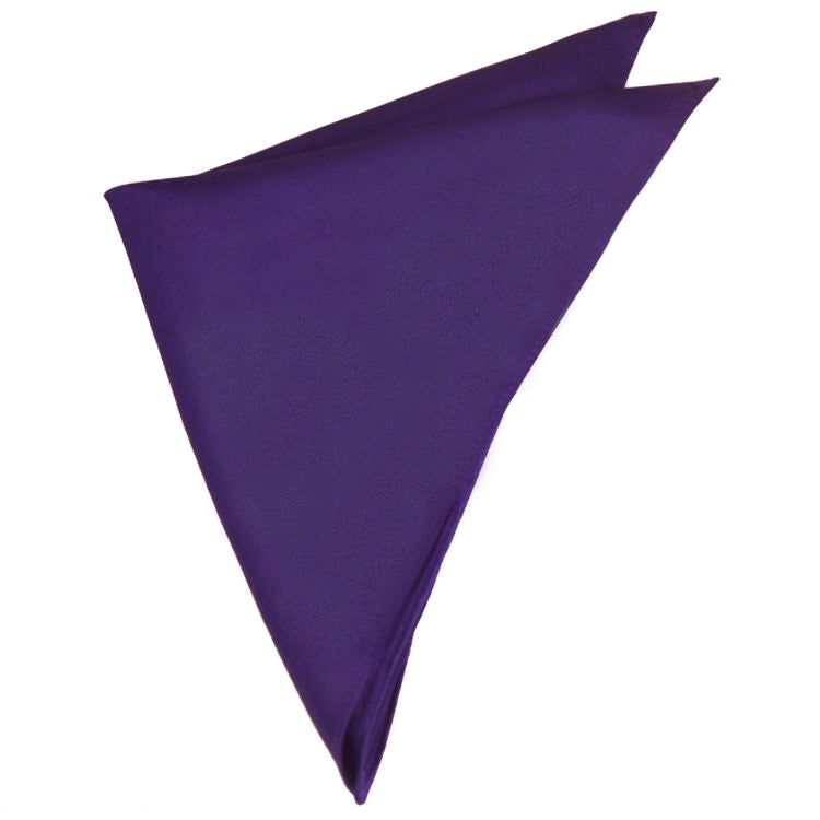 Mens Dark Purple Pocket Square