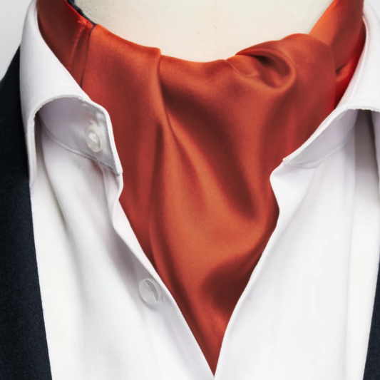 Burnt Orange Ascot Cravat