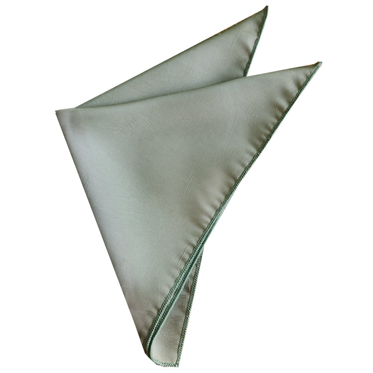 Pale Sage Distressed Texture Pocket Square